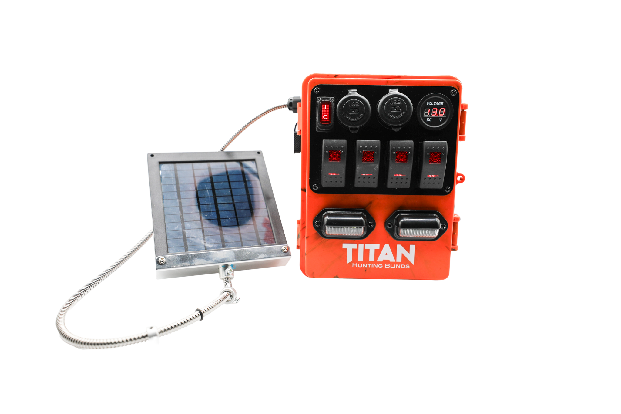 Titan Power Bank with 12V Solar Panel