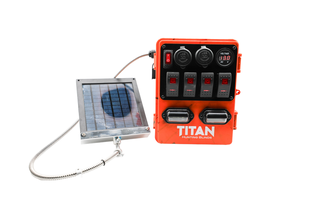 Titan Power Bank with 12V Solar Panel
