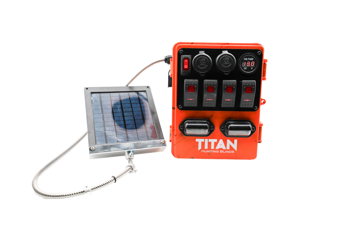 Titan Power Bank with 12V Solar Panel