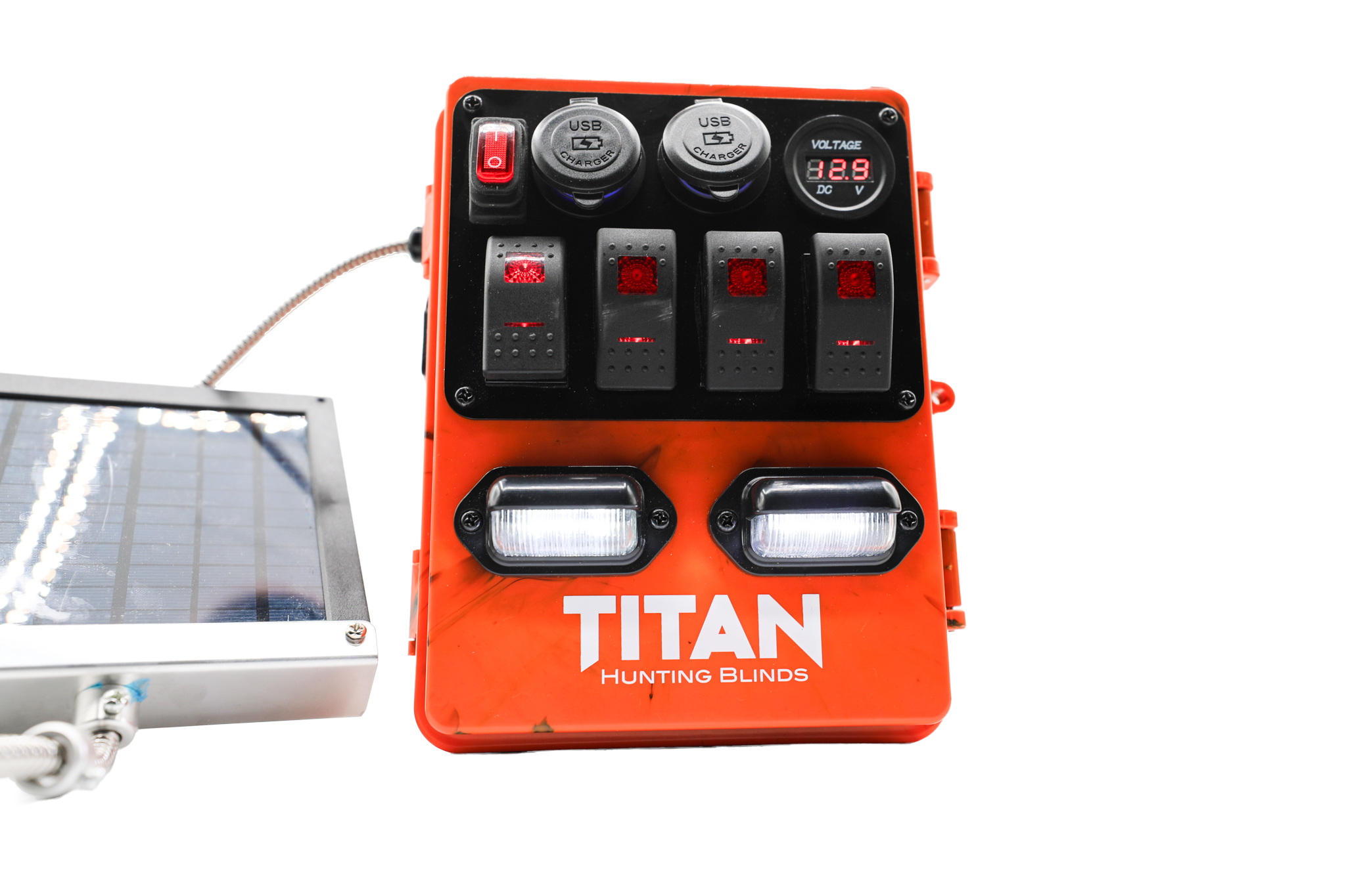 Titan Power Bank with 12V Solar Panel