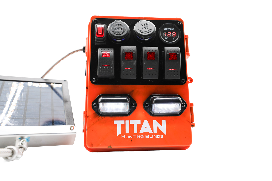 Titan Power Bank with 12V Solar Panel