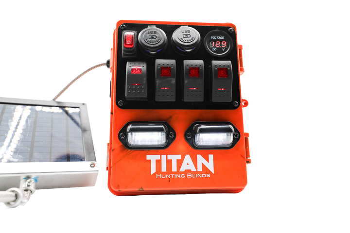 Titan Power Bank with 12V Solar Panel