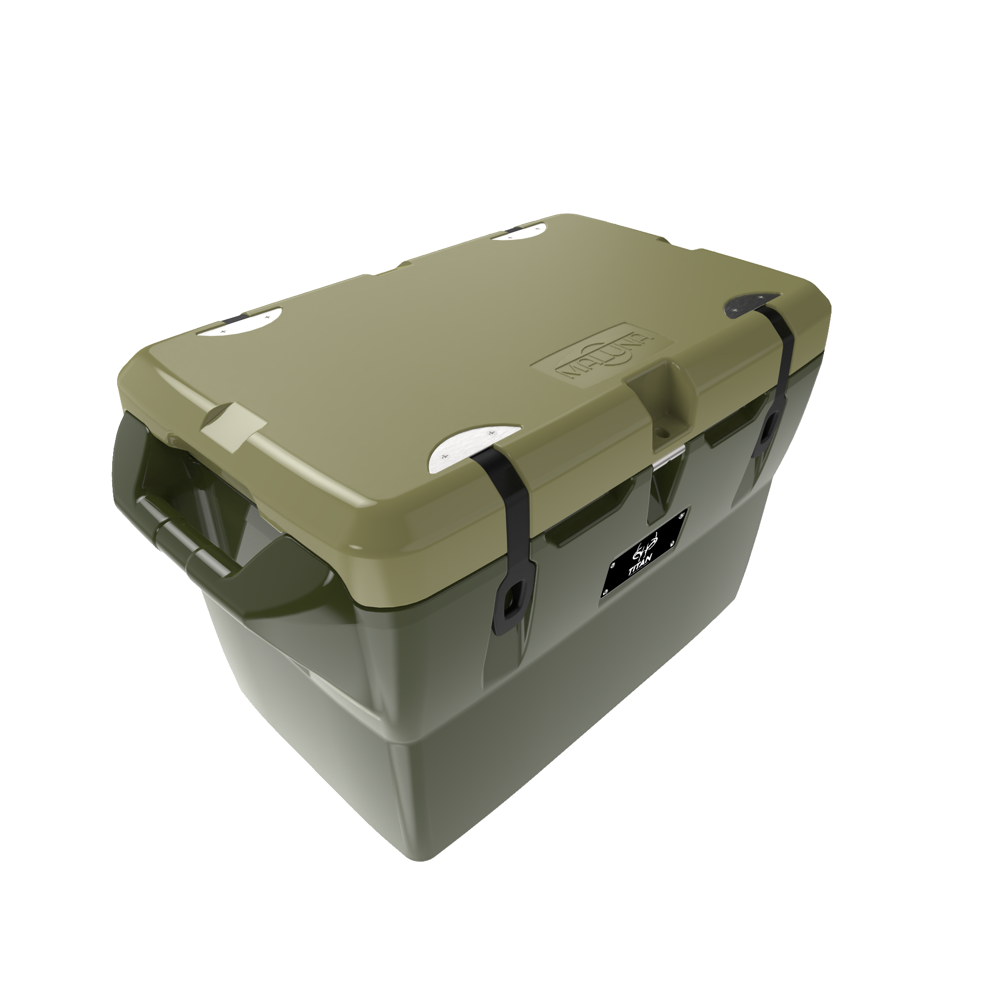 Titan Hunting Blinds 50 Quart Hard Cooler – Made in USA