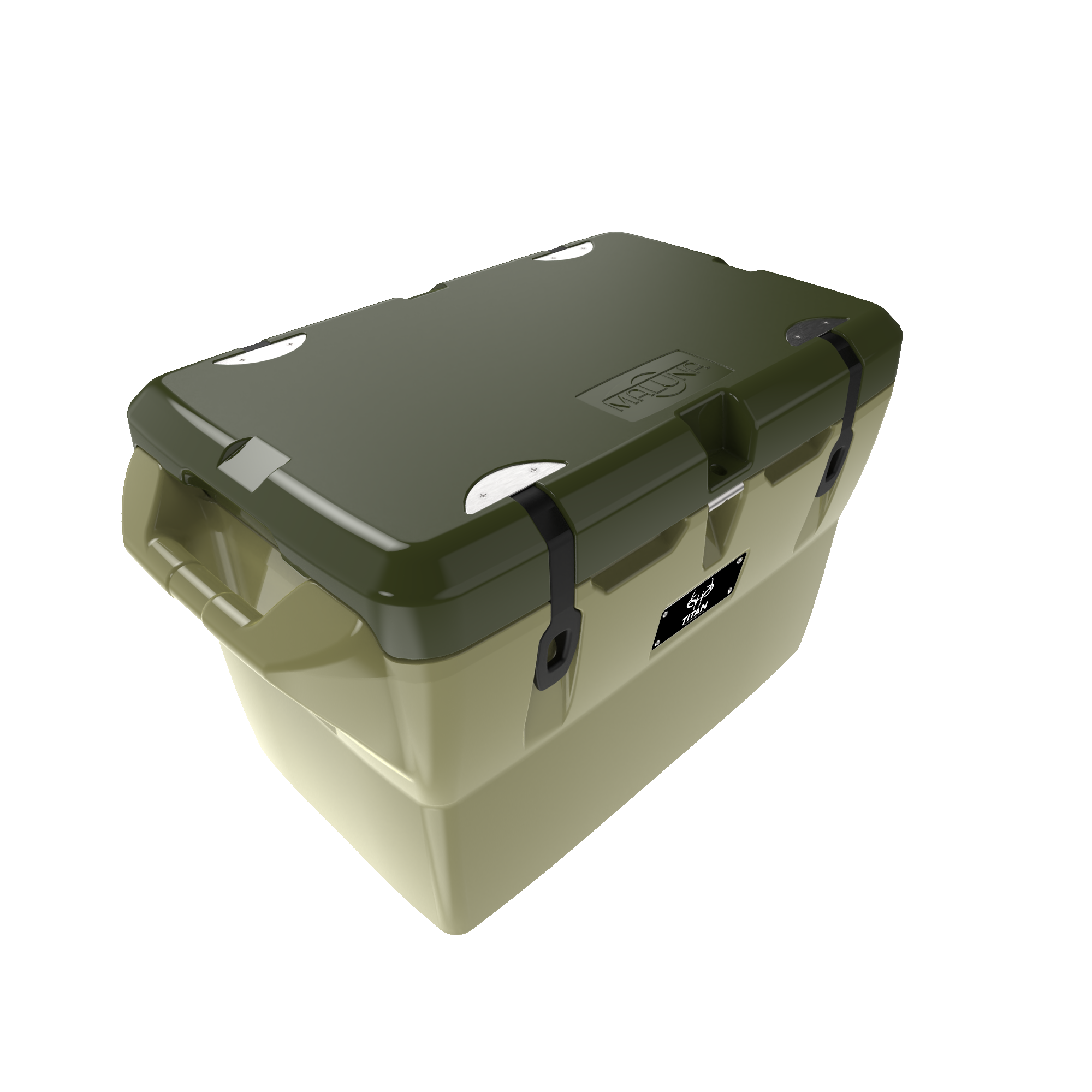 Titan Hunting Blinds 50 Quart Hard Cooler – Made in USA