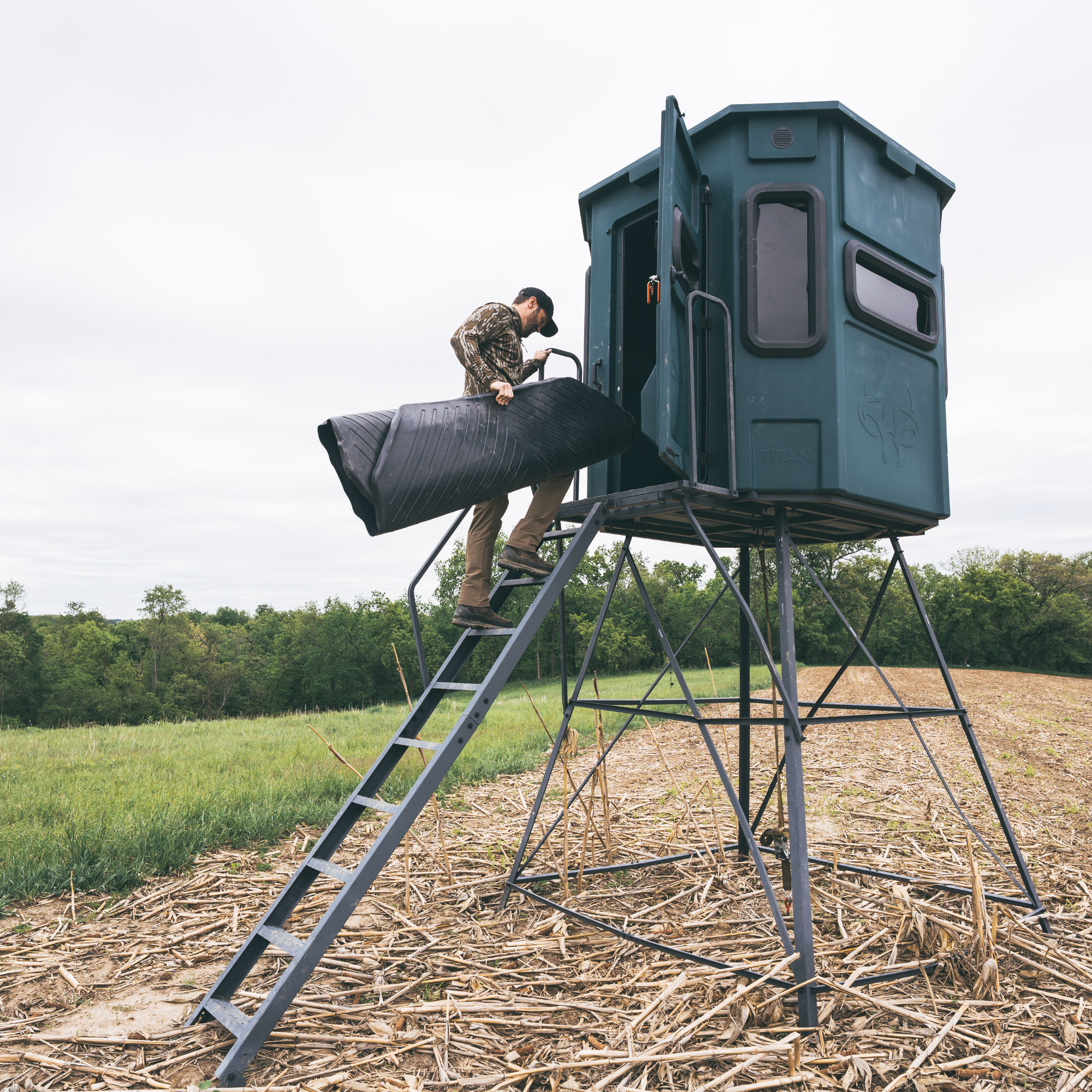 Titan Hunting Blind Rubber All-Weather Floor Mat